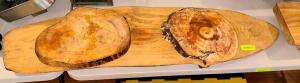 LARGE WOODEN APPETIZER TRAY