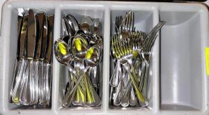 (150)- PIECES OF FLATWARE