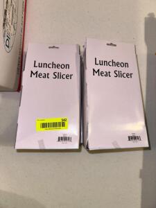 (4)- LUNCH MEAT SLICERS