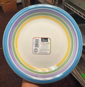 (7) - 11" DECORATIVE DINNING PLATES