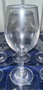 DESCRIPTION (25) WINE GLASSES ADDITIONAL INFORMATION W/ GLASS RACK THIS LOT IS: SOLD BY THE PIECE LOCATION STORAGE CONTAINER QTY 25