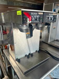 DESCRIPTION BUNN TWIN COMMERCIAL COFFEE BREWER BRAND / MODEL: BUNN TWIN-APS ADDITIONAL INFORMATION 120/240 VOLT, 1 PHASE LOCATION SITE 2 QTY 1