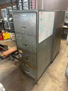 DESCRIPTION (2) FIREPROOF FILE CABINETS. CEMENT LINED BRAND / MODEL: FIREKING ADDITIONAL INFORMATION NO KEY, ONE IS LOCKED. THIS LOT IS: ONE MONEY LOC