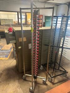 DESCRIPTION (2) PLATE RACK STANDS. THIS LOT IS: SOLD BY THE PIECE LOCATION SITE 2 QTY 2