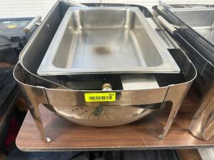 DESCRIPTION HEAVY DUTY STAINLESS DOME CHAFER SET W/ WATER PAN LOCATION SITE 2 QTY 1