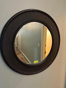 DESCRIPTION 36" ROUND WALL MIRROR W/ FRAME LOCATION KITCHEN QTY 1