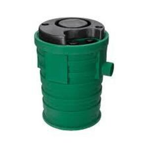 DESCRIPTION: (1) SEWAGE BASIN SYSTEM BRAND/MODEL: LITTLE GIANT #9SF2V2D INFORMATION: GREEN SIZE: 115-VOLT, 4/10 HP, 6000 GPH 9SC-CIM SEWAGE PUMP AND 2