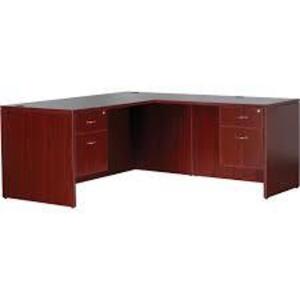 DESCRIPTION: (1) DESK SETUP BRAND/MODEL: LORELL #69387 INFORMATION: MAHOGANY SIZE: MUST COME INSPECT RETAIL$: $549.00 EA QTY: 1