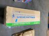 DESCRIPTION: (1) SPRING MATTRESS BRAND/MODEL: SLUMBER 1/W-BLBN-600D INFORMATION: TWIN OVER TWIN/EXTRA FIRM RETAIL$: $89.00 PER SET SIZE: TWIN QTY: 1 - 2
