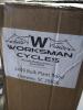 DESCRIPTION: (1) BICYCLE BRAND/MODEL: WORKSMAN CYCLES INFORMATION: ORANGE RETAIL$: $1125.00 EA QTY: 1 - 2