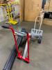 DESCRIPTION: (1) 4-IN-1 HAND TRUCK BRAND/MODEL: MILWAUKEE/60137 INFORMATION: CONVERTIBLE/NOSE PLATE EXTENSION/LOAD CAPACITY: 500-1000 LB RETAIL$: $278 - 3