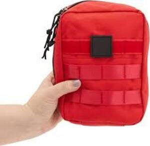 DESCRIPTION: (12) FIRST AID KIT, TACTICAL EMPTY BAGS BRAND/MODEL: WELLBRITE INFORMATION: RED SIZE: 2 PIECE RETAIL$: $10.39 EA QTY: 12