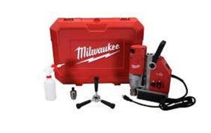 DESCRIPTION: (1) ELECTROMAGNETIC DRILL KIT BRAND/MODEL: MILWAUKEE #4272-21 INFORMATION: RED WITH CARRY CASE RETAIL$: $1495.50 EA QTY: 1
