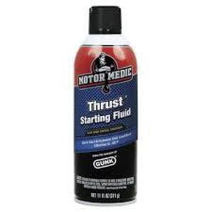 DESCRIPTION: (6) THRUST STARTER FLUID BRAND/MODEL: MOTOR MECHANIC SIZE: 11 OZ RETAIL$: $7.67 EA QTY: 6