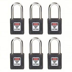 DESCRIPTION: (1) CASE OF (6) LOCKOUT PADLOCK BRAND/MODEL: MASTER LOCK #32U999 INFORMATION: BLACK RETAIL$: $118.75 EA QTY: 1