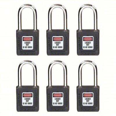 DESCRIPTION: (1) CASE OF (6) LOCKOUT PADLOCK BRAND/MODEL: MASTER LOCK #32U999 INFORMATION: BLACK RETAIL$: $118.75 EA QTY: 1