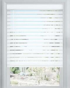 (4)- WHITE WOODEN BLINDS