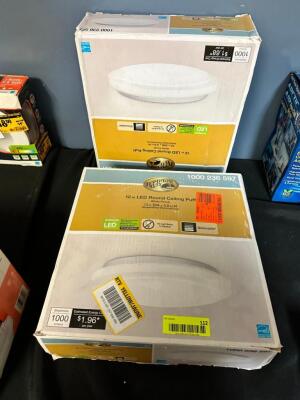 (2)- 12" LED ROUND CEILING LIGHTS