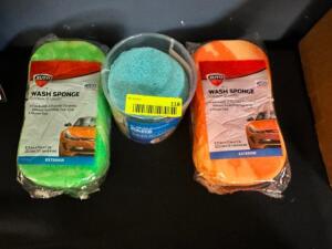 ASSORTED CAR CLEANING SUPPLIES