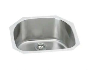 Signature Plus 24in. Undermount 1 Bowl 18 Gauge Stainless Steel Sink Only and No Accessories