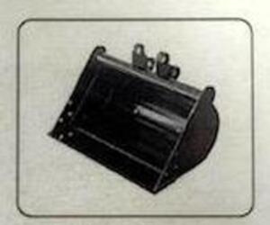 DESCRIPTION: 32" MINI EXCAVATOR BUCKET ATTACHMENT BRAND/MODEL: LANTY INFORMATION: 25MM PIN HOLE RETAIL$: $500.00 QTY: 1