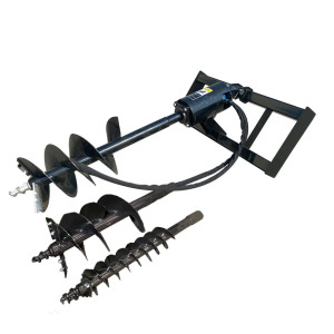 DESCRIPTION: MINI EXCAVATOR 20CM AUGER ATTACHMENT BRAND/MODEL: LANTY INFORMATION: 25MM PIN HOLE RETAIL$: $500.00 QTY: 1