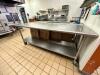 STAINLESS STEEL PREP TABLE - 6