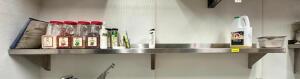 STAINLESS STEEL WALL SHELF