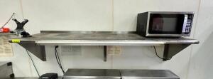 STAINLESS STEEL WALL SHELF