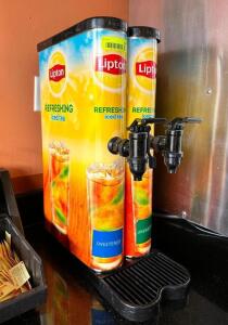 LIPTON BRANDED DUAL TEA DISPENSER