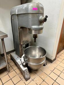 HOBART H600T 80 QT. MIXER WITH BOWL AND MULTIPLE HEAD ATTACHMENTS