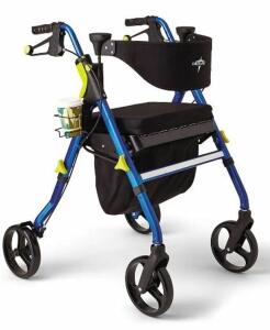 DESCRIPTION: (1) EMPOWER ROLLATOR BRAND/MODEL: MEDLINE/MDS86845BM INFORMATION: WEIGHT CAPACITY: 300 LBS/MIDNIGHT SKY RETAIL$: $149.97 SIZE: 11.1"L X 2