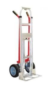 DESCRIPTION: (1) 4-IN-1 HAND TRUCK BRAND/MODEL: MILWAUKEE/60137 INFORMATION: CONVERTIBLE/NOSE PLATE EXTENSION/LOAD CAPACITY: 500-1000 LB RETAIL$: $278