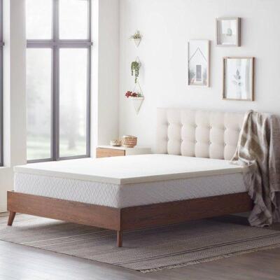 DESCRIPTION: (1) MEMORY FOAM MATTRESS TOPPER BRAND/MODEL: REST HAVEN/RH20QQ45MT INFORMATION: WHITE/VENTILATED RETAIL$: $58.99 SIZE: 2" [QUEEN] QTY: 1