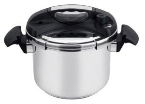 DESCRIPTION: (1) PRESSURE COOKER BRAND/MODEL: BARTON/B084DCLPYP INFORMATION: CAPACITY: 6QT/SILVER RETAIL$: $75.17 SIZE: 8.14"H X 16"D X 10.5"W QTY: 1