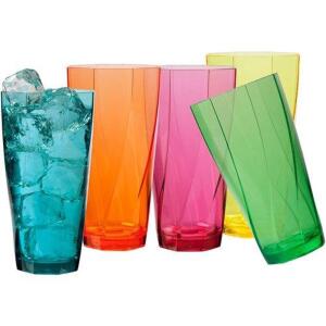 DESCRIPTION: (1) PACK OF (10) BATH TWIST PLASTIC TUMBLERS BRAND/MODEL: CREATIVEWARE/TWS10 INFORMATION: BLUE/RED/GREEN/ORANGE/YELLOW RETAIL$: $14.93 PE