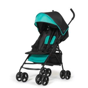 DESCRIPTION: (1) CONVENIENCE STROLLER BRAND/MODEL: SUMMER INFANT/32890 INFORMATION: BLACK & TEAL/LIGHTWEIGHT RETAIL$: $39.98 SIZE: 31.75"L X 18.25"W X