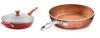 DESCRIPTION: (2) DEEP SKILLET PANS BRAND/MODEL: RACHAEL RAY-GOTHAM STEEL INFORMATION: NON-STICK/WITH 1 LID RETAIL$: $29.97 FOR RACHAEL RAY/$29.88 FOR