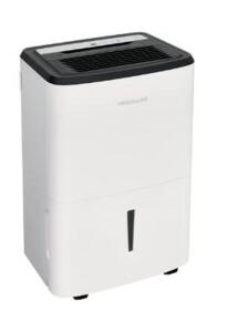 DESCRIPTION: (1) HIGH DEHUMIDIFIER BRAND/MODEL: FRIGIDAIRE/FFADD5033W1 INFORMATION: CAPACITY: 50-PINT/MAX COVERAGE AREA: 330 SQ-FT RETAIL$: $212.17 SI