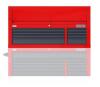 DESCRIPTION: (1) HEAVY-DUTY TOP CHEST BRAND/MODEL: PROTO/JSTV5528CD08RG INFORMATION: RED/TOTAL STORAGE CAPACITY: 18,552 CU-IN/8-DRAWERS RETAIL$: $1,66