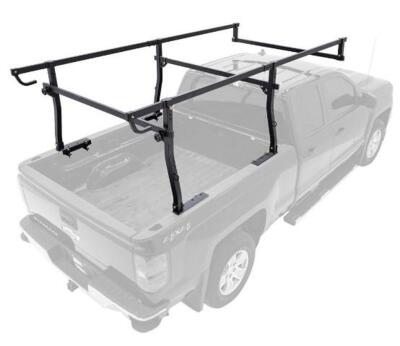 DESCRIPTION: (1) UNIVERSAL STEEL TRUCK RACK BRAND/MODEL: ELEVATE/UPUT-RACK-V3 INFORMATION: BLACK/LOAD CAPACITY: 1,000 LBS RETAIL$: $359.99 SIZE: 131-1