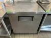 DESCRIPTION 27" TRUE SINGLE DOOR WORK TOP FREEZER. BRAND / MODEL: TRUE TWT-27F ADDITIONAL INFORMATION SN# 6923744, 115 VOLT, 1 PHASE LOCATION KITCHEN - 2