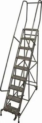 DESCRIPTION: (1) ROLLING WAREHOUSE LADDER BRAND/MODEL: COTTERMAN/D0460096-24 INFORMATION: LOAD CAPACITY: 450 LBS/9-STEPS/PERFORATED TREAD RETAIL$: $1,