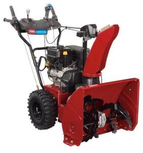 DESCRIPTION: (1) POWER MAX ELECTRIC SNOW BLOWER BRAND/MODEL: TORO/37798 INFORMATION: 252CC/TWO-STAGE/MAX THROWING DISTANCE: 40'/MUST COME INTO INSPECT