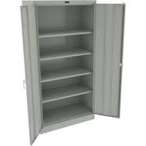 DESCRIPTION: (1) STORAGE CABINET BRAND/MODEL: TENNSCO INFORMATION: LIGHT GRAY SIZE: 36" W X 18" D X 72" H RETAIL$: $725.00 EA QTY: 1