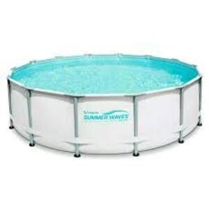 DESCRIPTION: (1) ELITE FRAME POOL BRAND/MODEL: SUMMER WAVES SIZE: ROUND, 14' X 42" RETAIL$: $749.99 EA QTY: 1