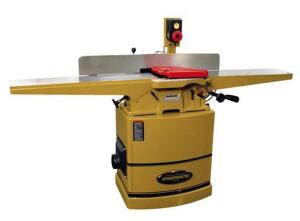 DESCRIPTION: (1) JOINTER WITH HELICAL CUTTERHEAD BRAND/MODEL: POWERMATIC/60HH INFORMATION: HP: 2/54-KNIVES RETAIL$: $4,066.56 SIZE: 73" X 8-1/2" X 32"