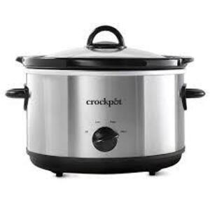 DESCRIPTION: (1) SLOW COOKER BRAND/MODEL: CROCK POT INFORMATION: STAINLESS STEEL SIZE: 4.5 QT RETAIL$: $74.00 EA QTY: 1