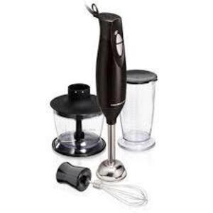 DESCRIPTION: (1) IMMERSION BLENDER WITH WHISK BRAND/MODEL: KITCHENSMITH BY BELLA INFORMATION: WHISK, CHOPPING JAR, BLENDER RETAIL$: $20.00 EA QTY: 1