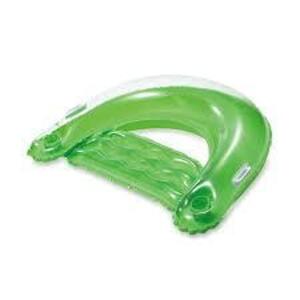 DESCRIPTION: (2) CHILL OUT LOUNGE POOL FLOAT BRAND/MODEL: SUMMER WAVES INFORMATION: GREEN SIZE: 48" L X 37.5" W X 11.5" H, 220 LBS CAPACITY RETAIL$: $